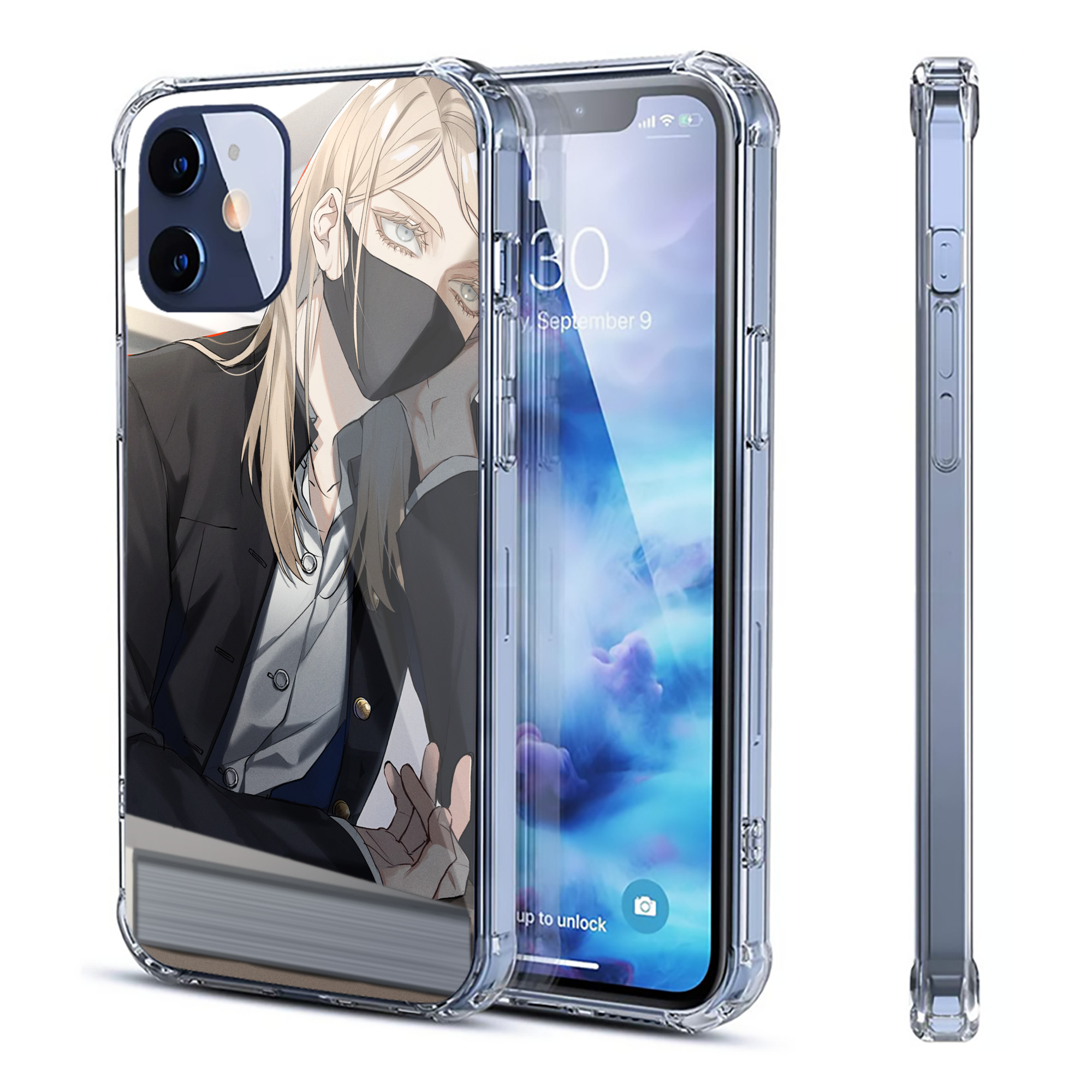 （画像用） 東京リベンジャーズ Tokyo Revengers 【iPhone 12シリーズ対応】透明スマホケース（クリアソフトケース）